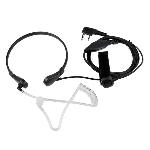 Halsmikrofon Mic PTT Laryngofon Air Tube Headset OhrhöRer für UV-5R UV B5 G6394