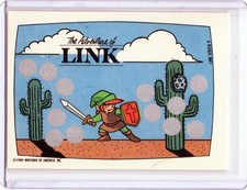 1989 Topps Nintendo 9 Link Scratch Off Card