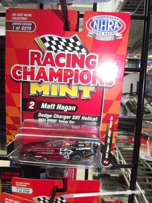 Racing champion 1/64 2021 Dodge charger srt hellcat Matt Hagan F/C NIB