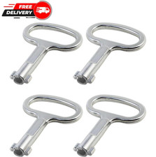 Electrical Cabinet Key Set - 4-Pack Aluminum Alloy Safety Keys for Water Meter