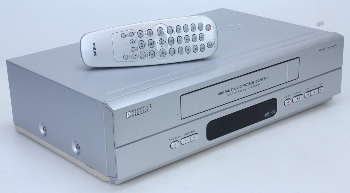 Magnétoscope Philips VR550 VHS PAL SECAM - Avec Télécommande, Bon état, Garanti 3 Mois