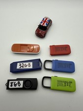 Lot 7 USB Flash Drives SanDisk Lexar Verbatim 4/8/16/32GB FAT32