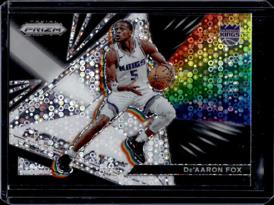 2021-22 Panini Prizm De Aaron Fox Prizmatic Fast Break #24 Kings