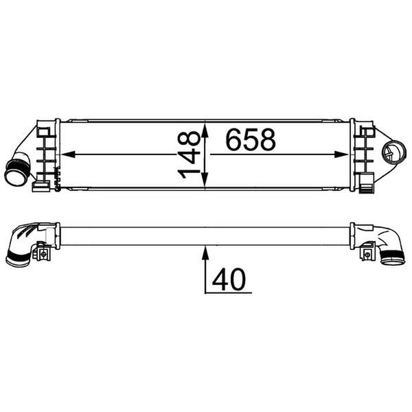 Mahle CI 394 000S LadeluftküHler-image