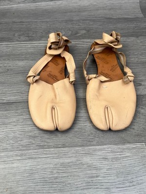 Maison Martin Margiela tabi beige ballerina flat ballet sz 37 | eBay