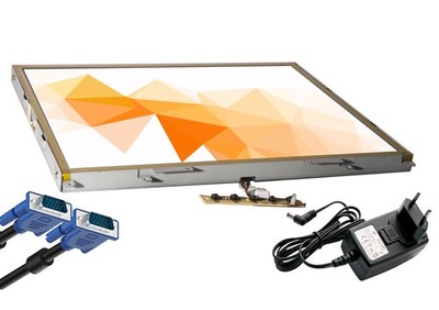   17'' TFT MONITOR = OPEN FRAME = DISPLAY 12V VGA + VESA 75  CNC Steuerung  