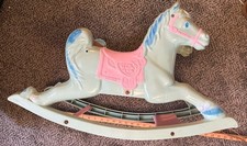 Vintage WONDER SHOO FLY Plastic ROCKING HORSE 1960s Kitsch