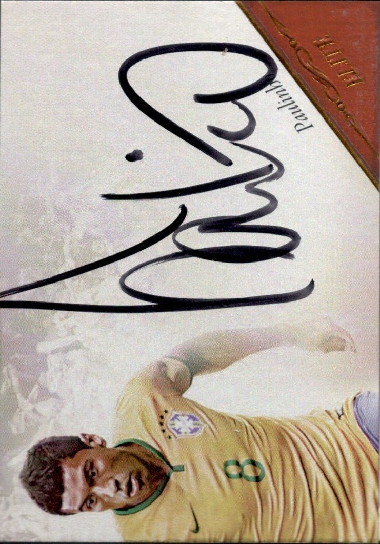 2015 Futera Unique Elite Autograph Paulinho On card Auto 20/35 EL30