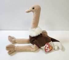 (NEW) Vintage 1997 Rare TY Beanie Baby - Stretch (with tag & protector)