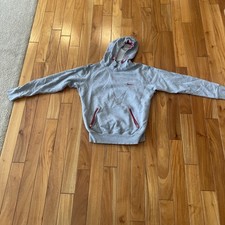 Vintage Nike Sweatshirt Size Small Zip Up Grey And Pink