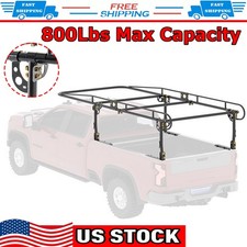 Universal Steel Over-Cab Truck Bed Rack Contractor Pickup Lumber Full Size Rack
