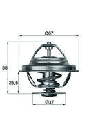 Thermostat KüHlmittel FüR MERCEDES-BENZ Puch 123 Stufenheck Coupe T-Model 124