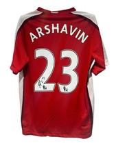 Andrei Arshavin Signed Arsenal Shirt *PROOF & COA* RARE Wenger Fabregas Arsenal
