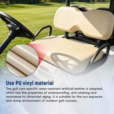 Golf Front Seat Back Bottom Cushion For EZGO TXT Medalist 1993-2013 New