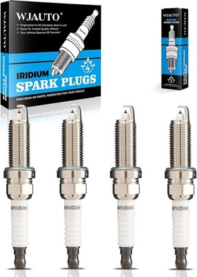 Spark Plugs Iridium 4 Pack, Pre-Gapped Bujías Sparkplugs OEM Replacement For Al