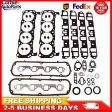 Full Engine Overhaul Gasket Set For 1963-1982 Ford Sbf 260 289 302 Windsor