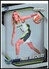 2025 Panini Prizm WNBA Silver Prizms #147 Paige Bueckers Dallas Wings