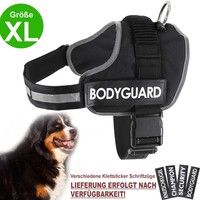 Hundegeschirr Brustgeschirr Anti Zug Verstellbar Reflektierend Gepolstert Smlxl