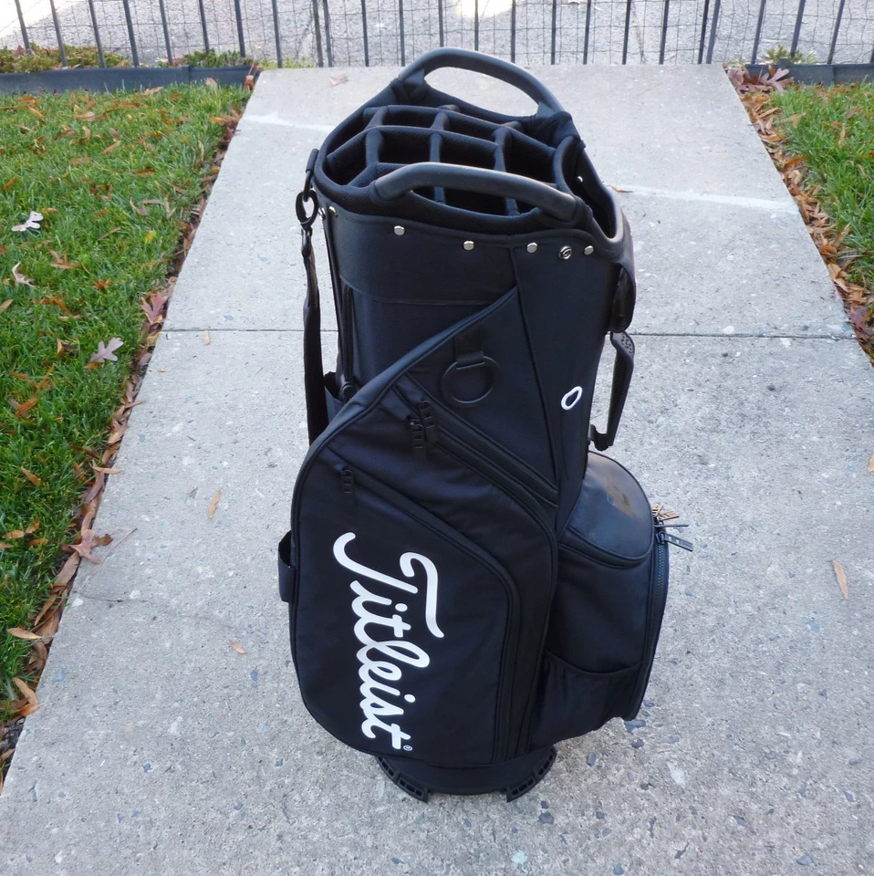 TITLEIST CART 14 BAG BLACK - Image 4 of 4