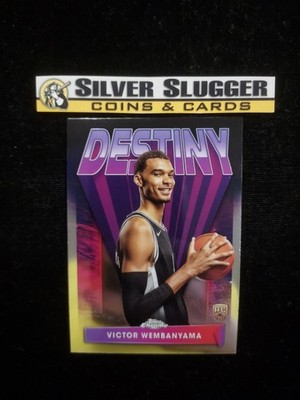 2023-24 Victor Wembanyama Topps Chrome Destiny #D-1 RC Rookie Card Spurs
