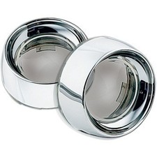 Kuryakyn 2107 Deep-Dish Bezels Chrome/Smoke L...