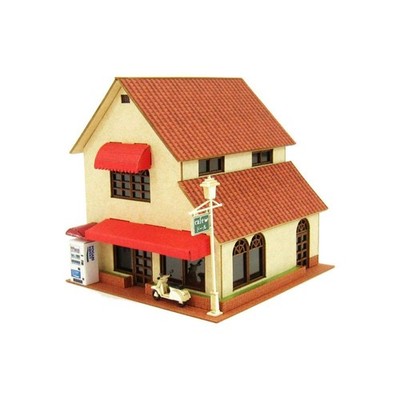1/150 Scale Diorama Series Cafe B Paper Craft Kit MP03-94