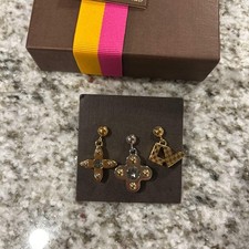 Louis Vuitton Ohrringe Gold Silber 3 Stück Set
