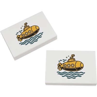 2 x 45 mm ''Deep Sea Submarine'' Radiergummis / Gummis (ER00051906)