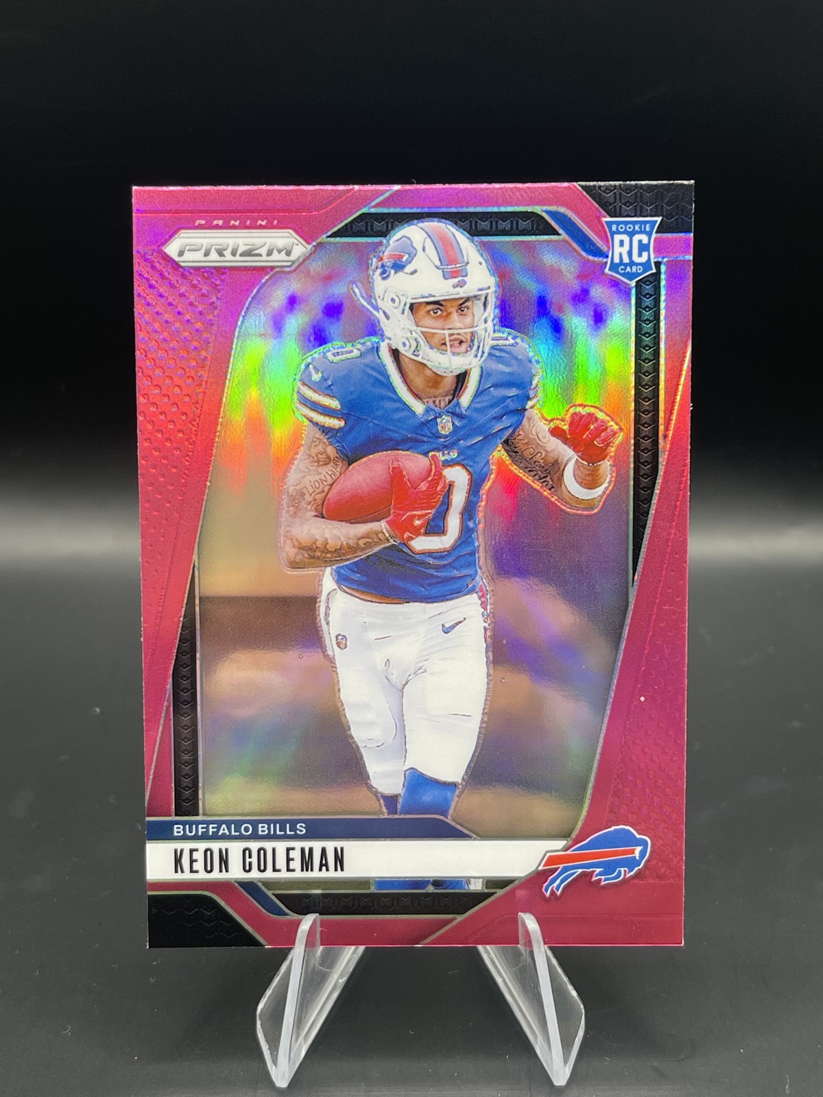 2024 Panini Prizm - Rookies Keon Coleman #362 Pink Prizm (RC)