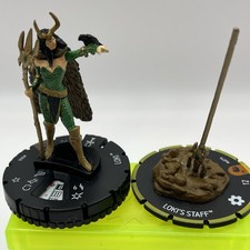 Marvel Heroclix The Mighty Thor 066 Loki Chase  Loki's Staff S041 With Cards