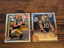 2025 Topps Chrome Jordan Love Fortune 15 Insert & #109 Refractor