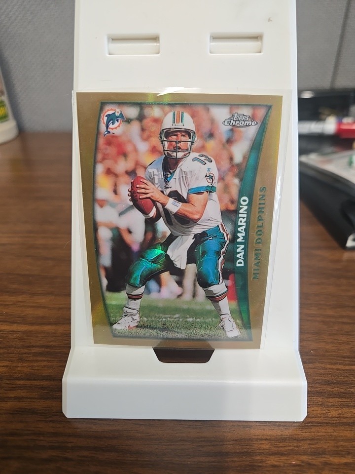 1998 DAN MARINO TOPPS CHROME REFRACTOR MINT DOLPHINS #29