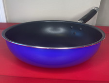 NEW 11" Aluminum Wok/Stir Fry Nonstick Coating Frying Pan Cooking Pot Cookware