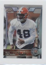 2015 Topps Chrome Mini Rookies Refractor Nate Orchard #164 0o0