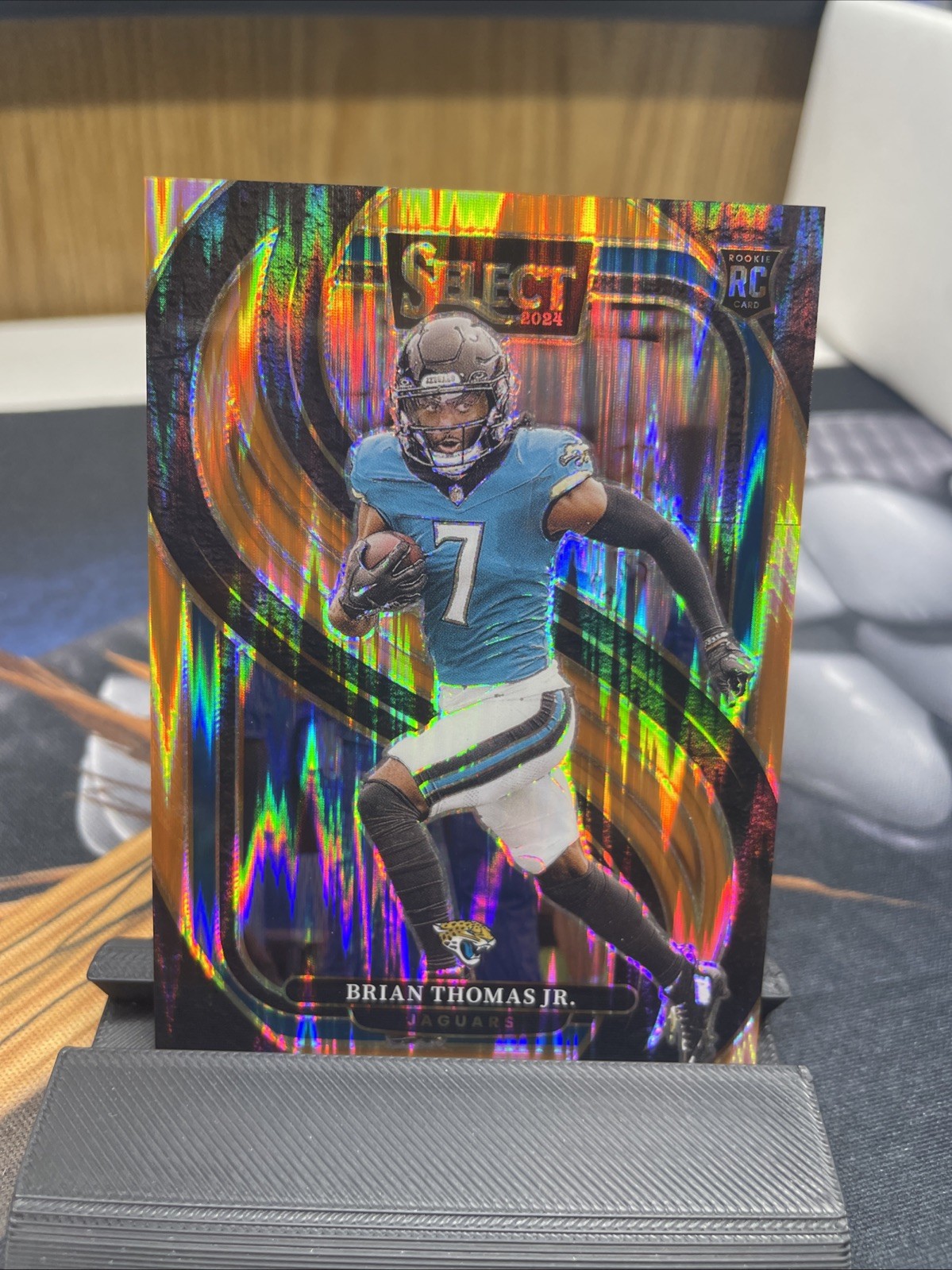 2024 Panini Select #’d /399 Premier Level Brian Thomas Jr Orange Prizm Rookie RC