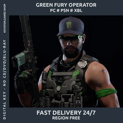 Call of Duty Black Ops 7 - Pelle di mostro operatore Furia Verde - Warzone COD