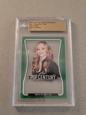 DREA DE MATTEO 2020 LEAF POP CENTURY GREEN PRODUCTION PROOF 1/1