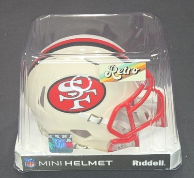 Riddell San Francisco 49ers NFL Retro Mini Helmet White Red Black Football