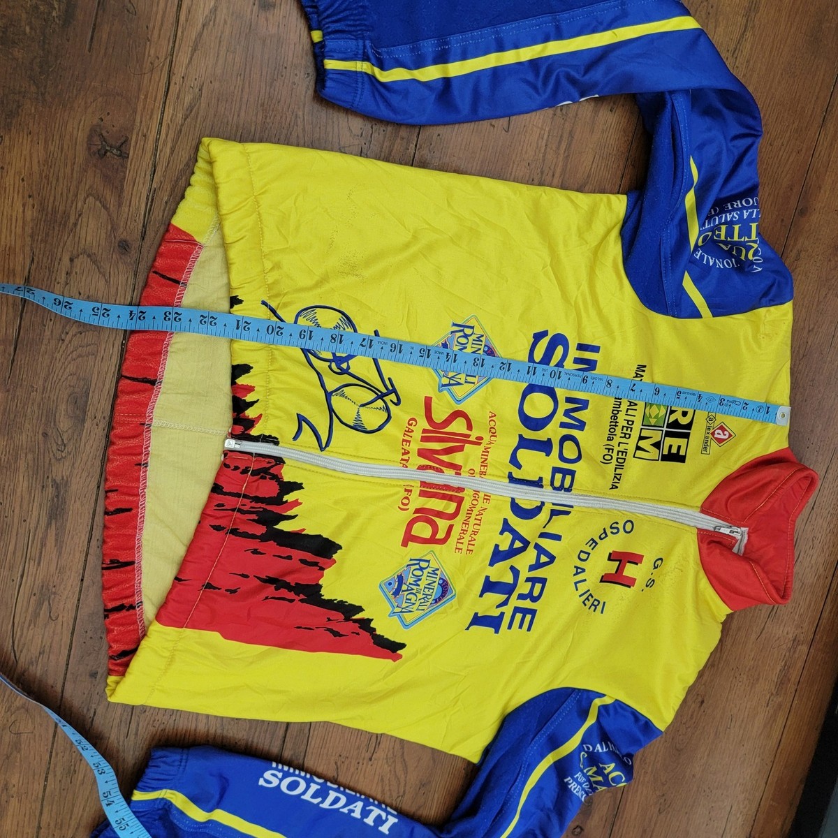 Maillot Cycliste Rousseau Grandin vintage Acrylique 60'S jersey Homme - S