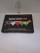 Juego completo de cartas de preguntas y respuestas con temas de bebidas inteligentes mixtas, 17+ años