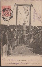 CPA  - TUNISIE – 1905 – Une Pendaison