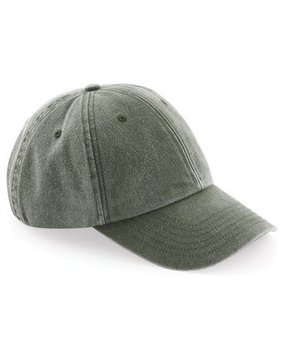 Beechfield Low Profile Vintage Cap B655 - 100% Brushed Washed Cotton