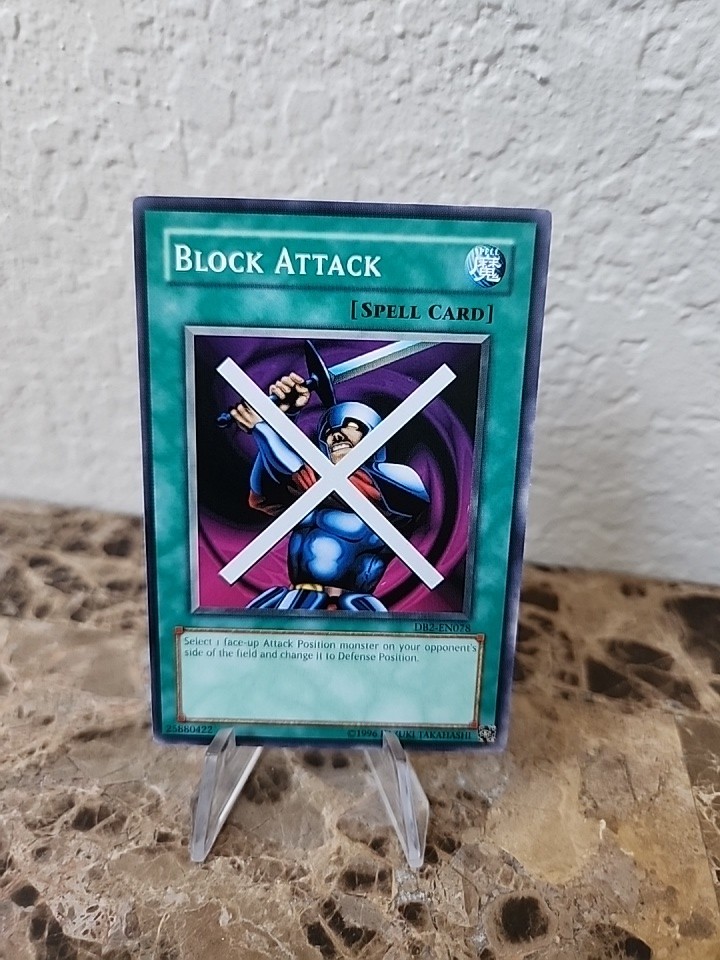Block Attack DB2-EN078 Dark Beginning 2 Common  Yu-Gi-Oh
