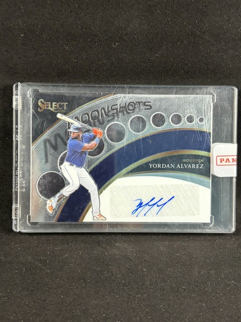 Panini Select 2021 Yordan Alvarez Astros Moonshots Signatures Auto /199 #MSS-YA