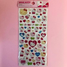 2010 Rare Hello Kitty Clear Stickers Character Collection
