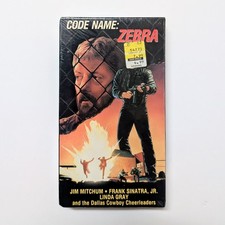 New/Sealed CODE NAME: ZEBRA Studio Classics VHS Tape