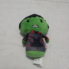 Hallmark Itty Bittys Marvel Plush Hulk Thanos Suit Stuffed Toy Green Black 4.5"