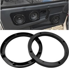 2 Pairs 6.5" Plastic 1/2" Speaker Spacer Rings Subwoofer Custom Mounting Adapter