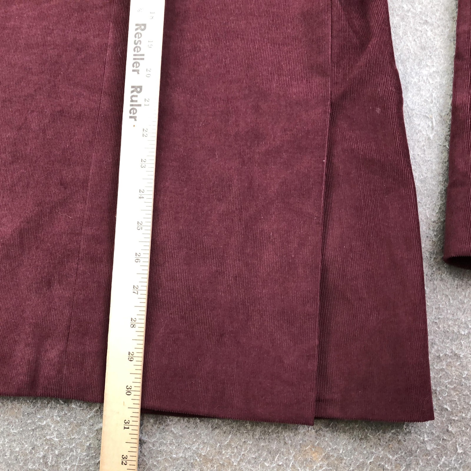 Tommy Hilfiger Blazer Mens 40L Red Corduroy Cotton Spandex Sport Coat Jacket thumbnail 10