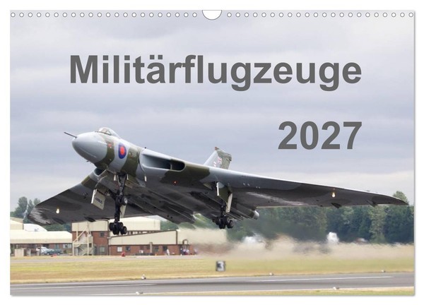 "Calendar 2027 · US Version · Military Aircraft 2027 (Wall Calendar 2027 17\" × 12"-image